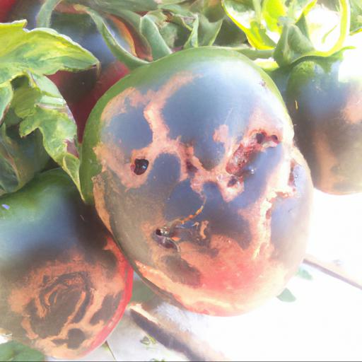 Jakie są skutki czarnych plam na pomidorach