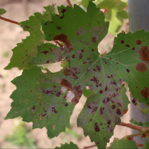 Jak zapobiegać brązowym plamom na liściach winorośli